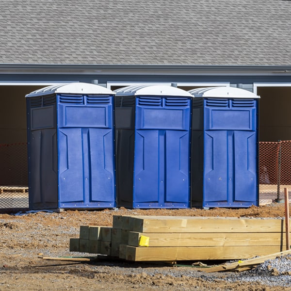 what is the maximum capacity for a single porta potty in Hardy NE